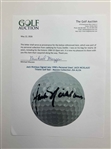 Jack Nicklaus Signed late 1990's Personal Used 'JACK NICKLAUS' Titleist Golf Ball - Mazzeo Collection JSA ALOA
