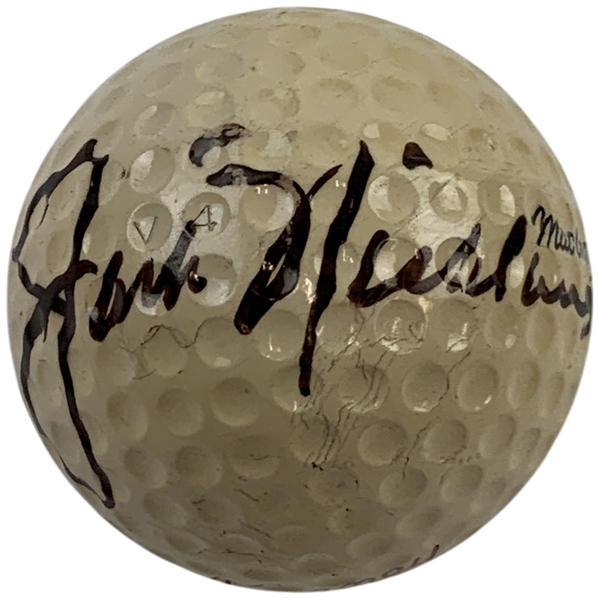 Jack Nicklaus Signed c.1970s Personal JACK NICKLAUS MacGregor Tourney Golf Ball - Mazzeo Collection JSA ALOA