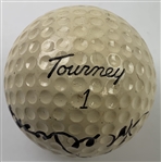 Tom Weiskopf Signed Personal Used 'TOM WEISKOPF' MacGregor Tourney 1 Golf Ball - Mazzeo Collection JSA ALOA