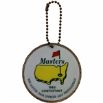 Fuzzy Zoellers 1983 Masters Tournament Contestant Golf Bag Tag - Mazzeo Collection