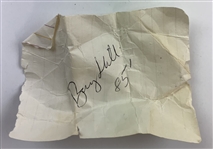 Fuzzy Zoeller's Winning 1985 Hertz Bay Hill Classic Signed Tournament Used Golf Ball from Caddie w/ Badge JSA ALOA