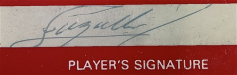 Fuzzy Zoeller's 1984 US Open Final Rd Winning Signed Maxfli Used Golf Ball From his Caddie w/ Badge & ID JSA ALOA