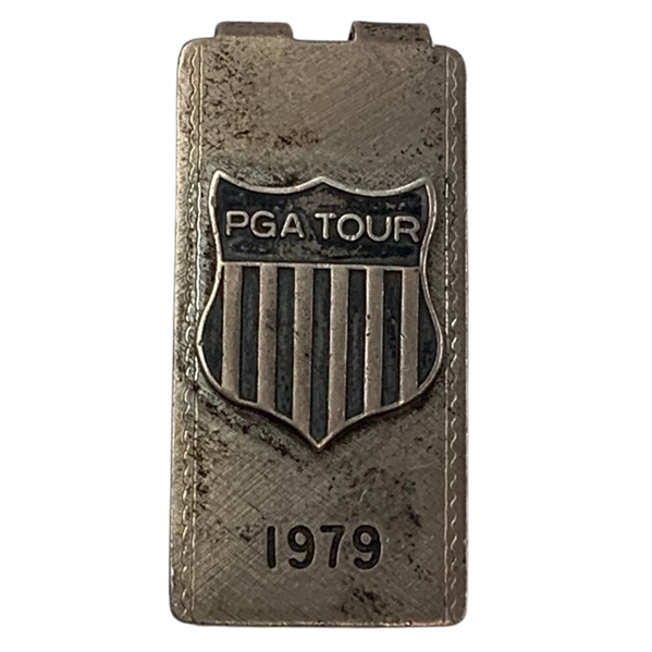 Fuzzy Zoellers 1979 PGA Tour Season Player Money Clip from Masters Win Year - Mazzeo Collection
