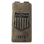Fuzzy Zoellers 1979 PGA Tour Season Player Money Clip from Masters Win Year - Mazzeo Collection
