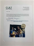 Gerald Ford Signed Rawlings American League Baseball & Golfing Photo - Mazzeo Collection JSA ALOA
