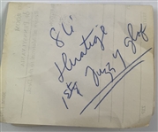 Fuzzy Zoeller's Used 1986 Heritage Classic Tournament-Worn Signed 'Fuzzy Zoeller' Dunlop Golf Glove - Mazzeo Collection JSA ALOA