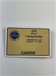 1986 & 1991 PGA Championship & 1980 Bay Hill Classic Fuzzy Zoeller Tour Caddie Badges Includ. Daly's Win - Mazzeo Collection