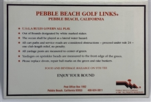 Jack Nicklaus and Tom Watson Signed 1992 US Open Pebble Beach Scorecard - Mazzeo Collection JSA ALOA