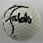 Nick Faldo Signed Tournament Used Rextar Pro Model 11 Balata 40 Golf Ball - Mazzeo Collection JSA ALOA