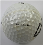 Nick Faldo Signed Tournament Used Rextar Pro Model 11 Balata 40 Golf Ball - Mazzeo Collection JSA ALOA