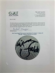 Nick Faldo Signed Tournament Used Rextar Pro Model 11 Balata 40 Golf Ball - Mazzeo Collection JSA ALOA