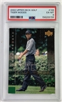 A Group of Graded 2002 Upper Deck Golf Tiger Woods Trading Cards