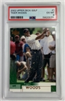 A Group of Graded 2002 Upper Deck Golf Tiger Woods Trading Cards