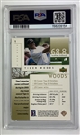 A Group of Graded 2002 Upper Deck Golf Tiger Woods Trading Cards