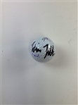 Villegas, Poston, Zalatoris & Hughes Signed Golf Balls w/ JSA Cards