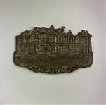 Ltd Ceramic and Metal Commemorative Wall Plate of St. Andrews