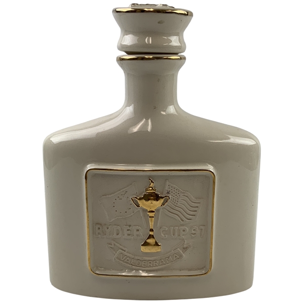 Bill Waugh Collection 1997 Ryder Cup Valderrama Ceramic Decanter