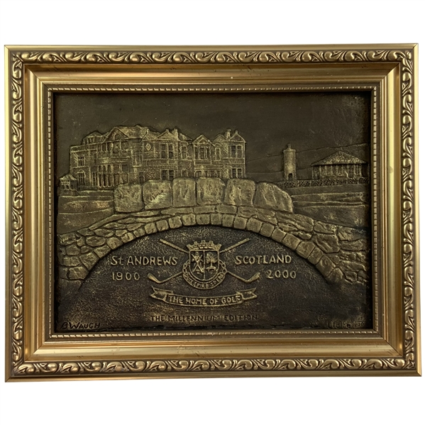 Bill Waugh St. Andrews The Home of Golf Millennium Edition Limited Edition Framed Plaque 17/100