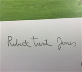 Robert Trent Jones & Bill Waugh Signed and Matted Print of Augusta National Golf Club JSA ALOA