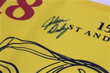 John Daly Signed 2022 OPEN Championship at St Andrews Yellow Flag JSA ALOA