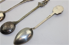 Four (4) Various Vintage Golf Themed Sterling Silver Spoons