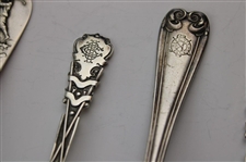 Seven (7) Various Vintage Golf Themed Sterling Silver Spoons