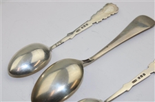 Seven (7) Various Vintage Golf Themed Sterling Silver Spoons
