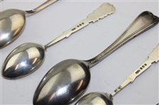 Seven (7) Various Vintage Golf Themed Sterling Silver Spoons