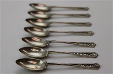Seven (7) Vintage HGC  Sterling Silver Spoons