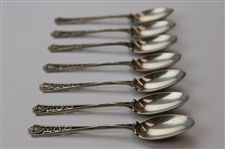 Seven (7) Vintage HGC  Sterling Silver Spoons