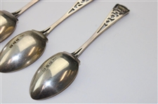 Seven (7) Vintage HGC  Sterling Silver Spoons