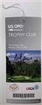 Webb Simpson Signed 2012 U.S. Open Trophy Club Complete Ticket Set JSA ALOA