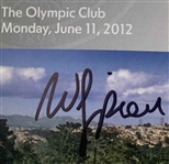 Webb Simpson Signed 2012 U.S. Open Trophy Club Complete Ticket Set JSA ALOA