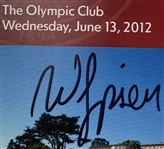 Webb Simpson Signed 2012 U.S. Open Trophy Club Complete Ticket Set JSA ALOA