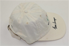 Gene Sarazen Signed Shell World Golf Village White Hat - Sarazen Collection JSA ALOA