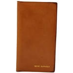 Gene Sarazens Personal 1957 Masters Leather Address & Pencil Folder