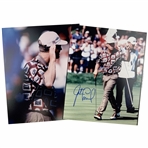 Justin Leonard Signed 1999 Ryder Cup Original Photo Sunday in The Shirt w/ Unsigned Original Photo JSA ALOA