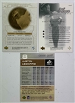 A Collection of Upper Deck Golf Trading Cards Featuring Justin Leonard and Colin Montgomerie with Two Authentic Autographs