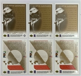 A Collection of Upper Deck Golf Trading Cards Featuring Justin Leonard and Colin Montgomerie with Two Authentic Autographs