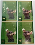 Collection of Approximately 70 Tom Lehman and Mark O'Meara Golf Trading Cards Including Autographs and Memorabilia