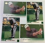 Collection of Approximately 70 Tom Lehman and Mark O'Meara Golf Trading Cards Including Autographs and Memorabilia