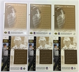Collection of Approximately 70 Tom Lehman and Mark O'Meara Golf Trading Cards Including Autographs and Memorabilia