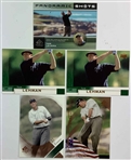 Collection of Approximately 70 Tom Lehman and Mark O'Meara Golf Trading Cards Including Autographs and Memorabilia