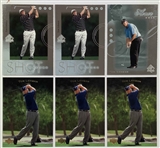Collection of Approximately 70 Tom Lehman and Mark O'Meara Golf Trading Cards Including Autographs and Memorabilia