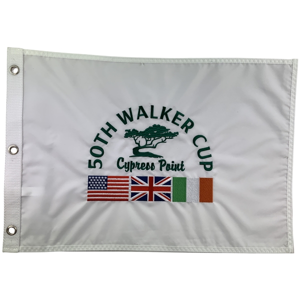 50th Walker Cup 2025 Cypress Point Club Commemorative Embroidered Golf Flag