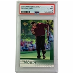 2001 Upper Deck Golf Tiger Woods #1 Rookie Card PSA 6 EX-MT