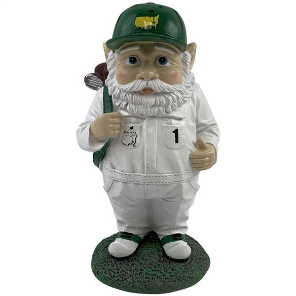 2021 Masters Tournament Mini Garden Caddie Gnome in Original Box