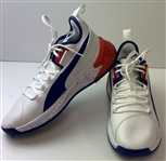 Rickie Fowler Personally Issued Red, White & Blue Puma Shoes & Signed 2014 Ltd Ed Cobra Driver JSA ALOA
