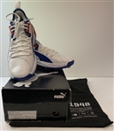 Rickie Fowler Personally Issued Red, White & Blue Puma Shoes & Signed 2014 Ltd Ed Cobra Driver JSA ALOA