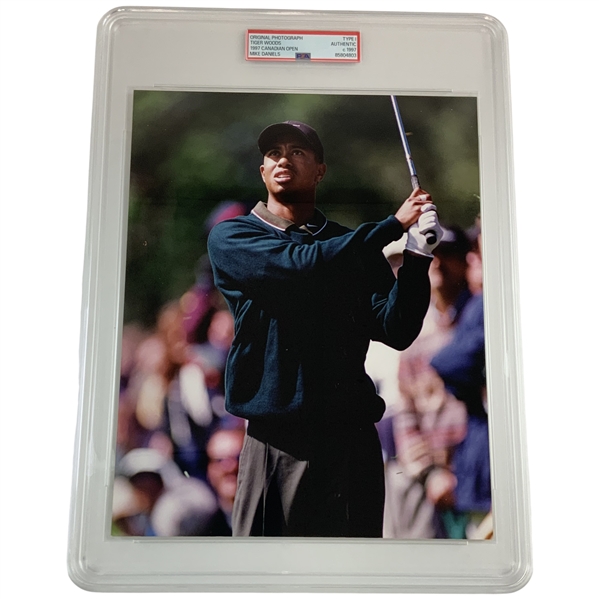 Tiger Woods 1997 Canadian Open Type I Original 8x10 PSA Authentic Photo